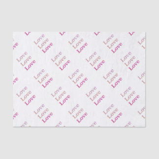 Love Love Love Tissue Paper