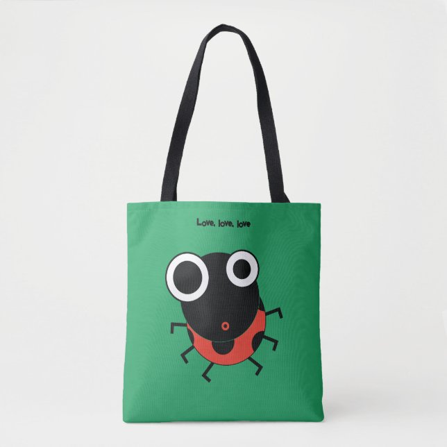 Love, love, love tote bag (Front)