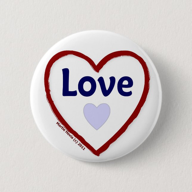 Love Love Pinback Button (Front)