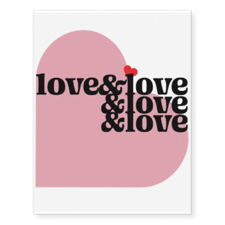 love&love temporary tattoos