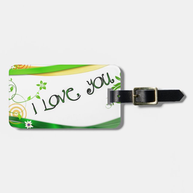 Love Luggage Tag (Front Horizontal)
