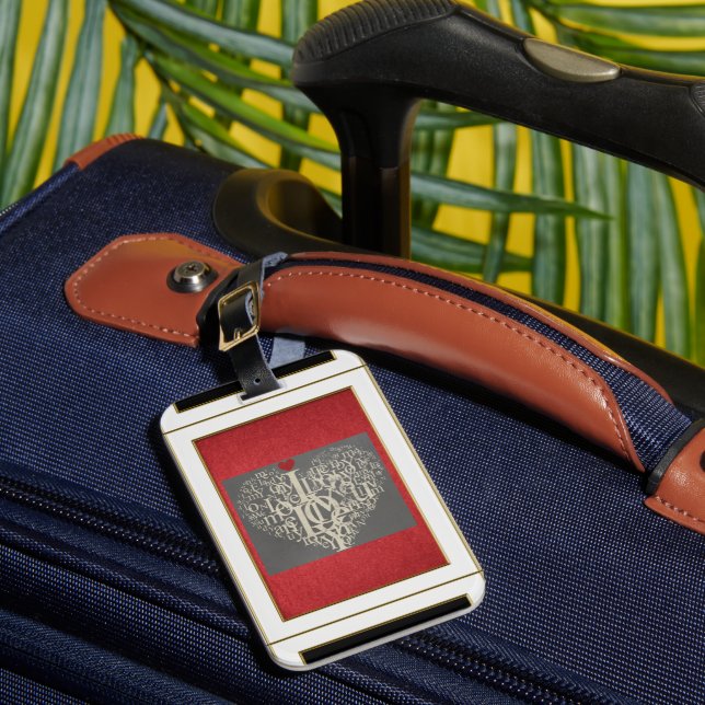 Love Luggage Tag (Front Insitu 1)
