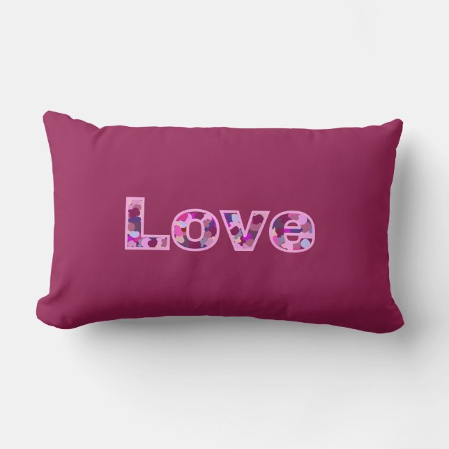 Love Lumbar Pillow (Front)