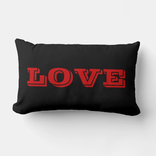 LOVE LUMBAR PILLOW (Front)
