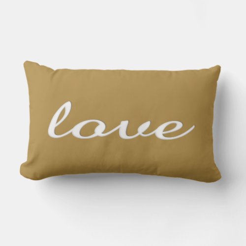 Love Lumbar Pillow III