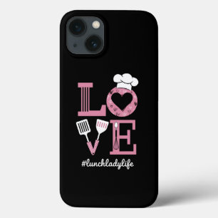 Love Lunch Lady Life Funny Valentines Day Gifts  iPhone 13 Case