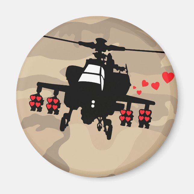 Love Machine Attack Chopper Magnet (Front)