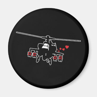 Love Machine Attack Chopper Magnet