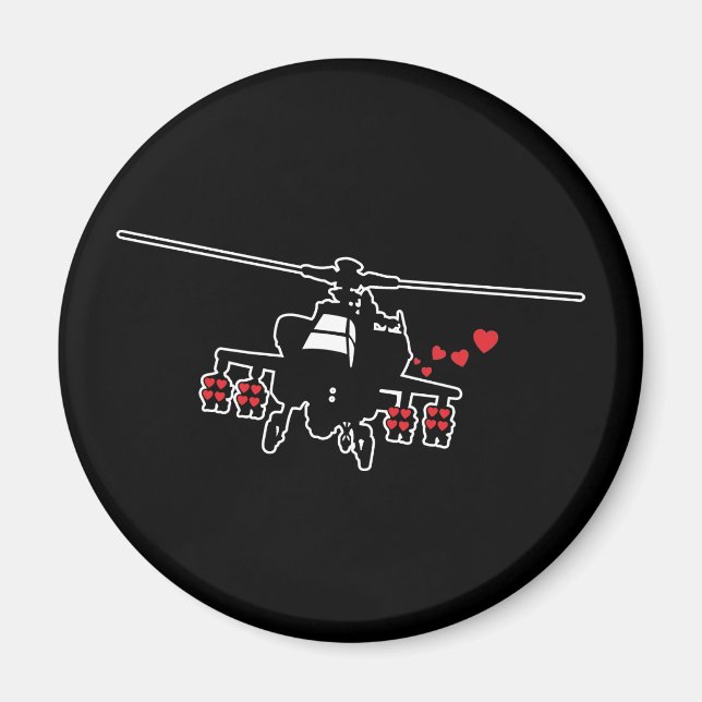 Love Machine Attack Chopper Magnet (Front)