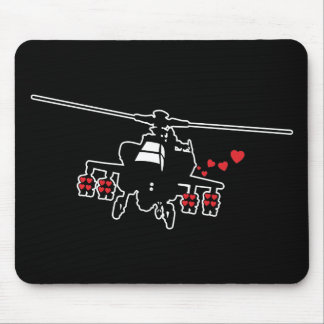 Love Machine Attack Chopper Mouse Pad