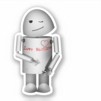 Love Machine Valentine Sticker