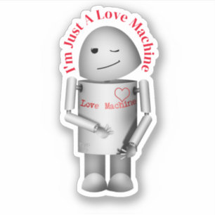 Love Machine Valentine Sticker