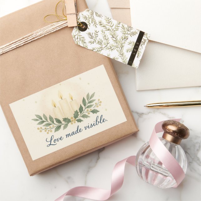 Love Made Visible — Christmas Sticker (Gifting)