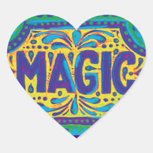 Love Magic Heart Sticker