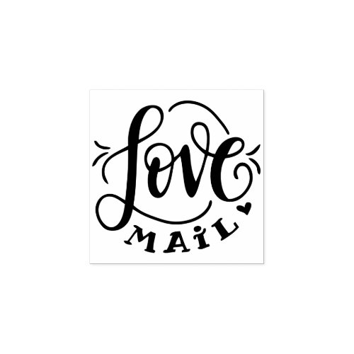 Love mail stamp