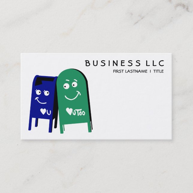 love mailboxes business card (Front)