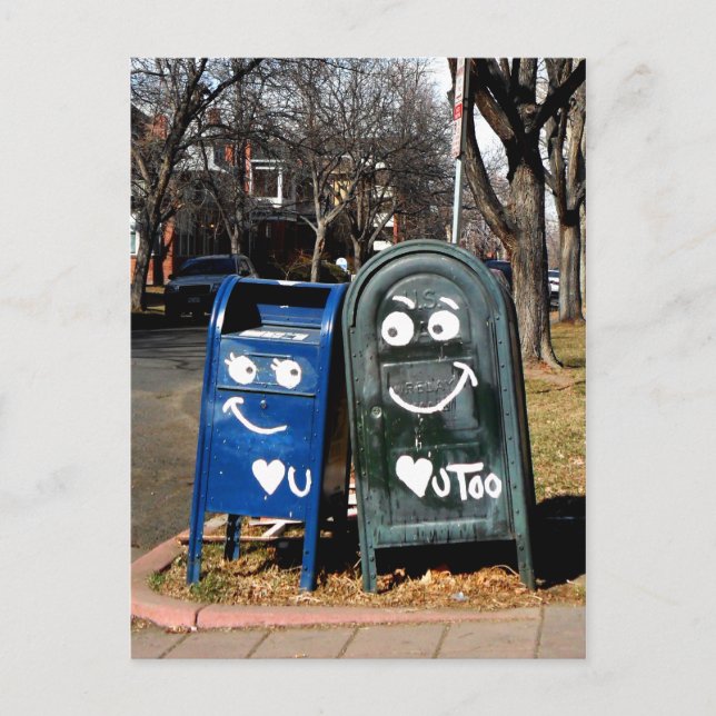 love mailboxes : i heart you postcard (Front)