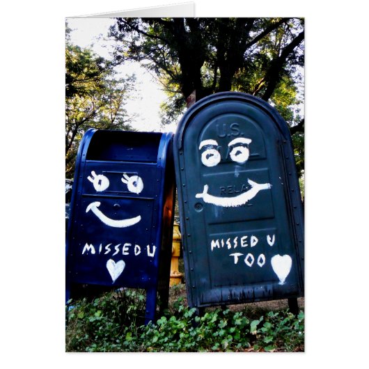 love mailboxes : i missed you cards (Front)