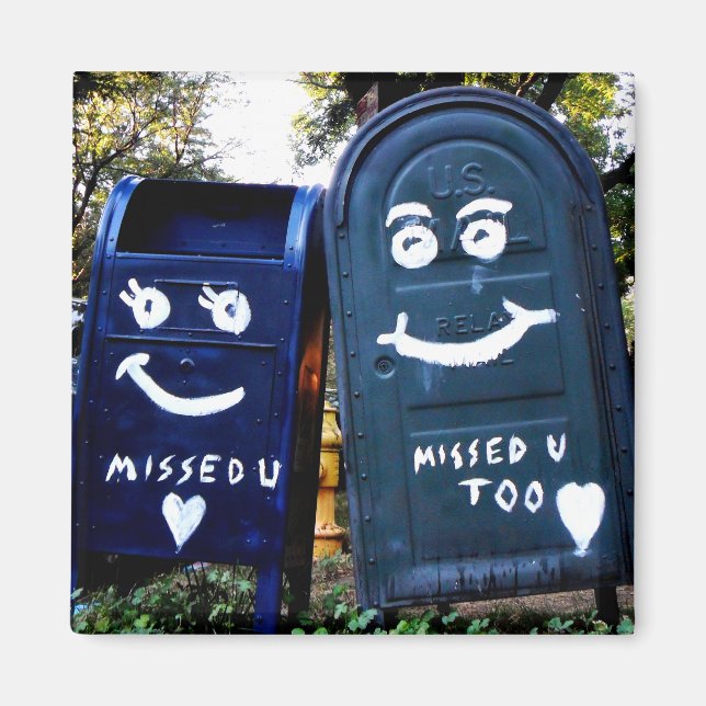 love mailboxes : i missed you magnet (Front)