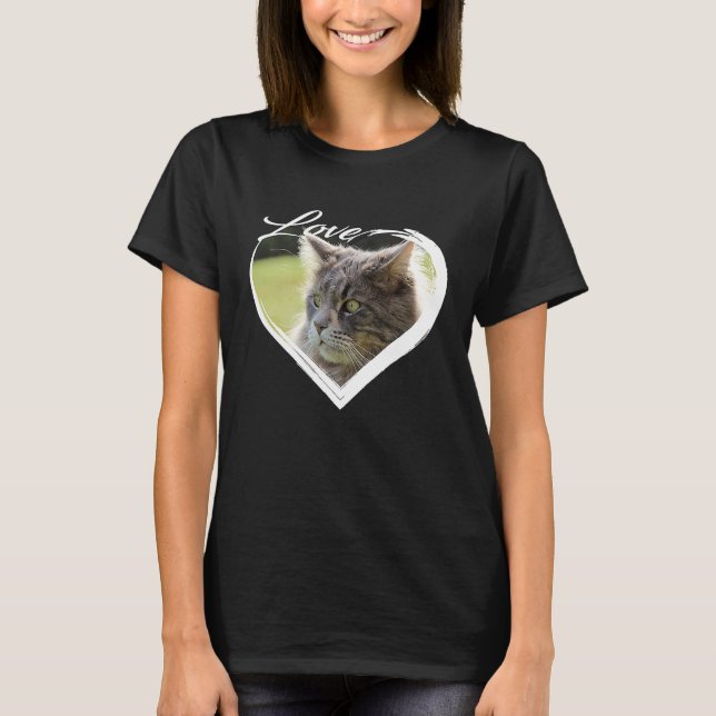 Love Maine Coon Cat Kitten I Love My Maine Coon Ca T-Shirt (Front)