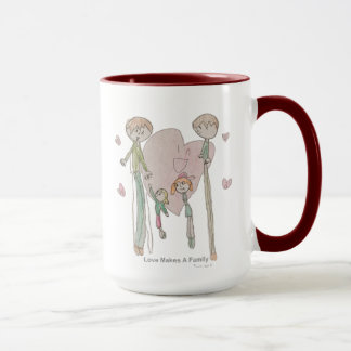 Love Makes a Family by Annika--15 oz Mug