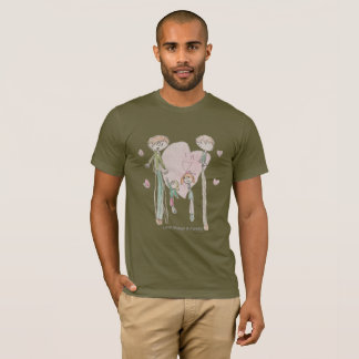 Love Makes a Family by Annika--Men's Olive T-Shirt