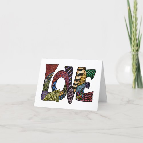 Love makes the world go around Valentine card