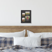 Love Makes Us Family Editable Color Wrapped Canvas (Insitu(Bedroom))