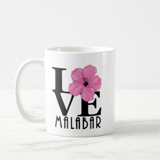 LOVE Malabar 11oz Pink Hibiscus Coffee Mug