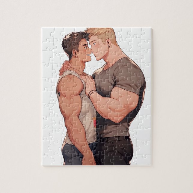 Love Man Gay Daddies Know Best Jigsaw Puzzle (Vertical)