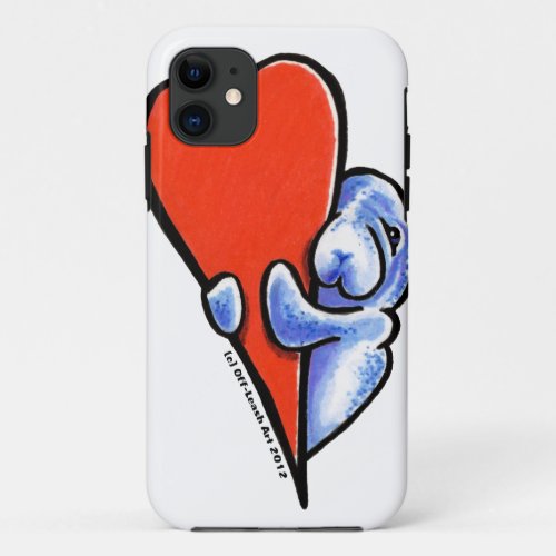 Love Manatees iPhone 11 Case