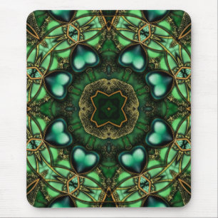 Love Mandala Fractalscopes Mousepad