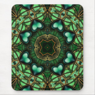 Love Mandala Fractalscopes Mousepad