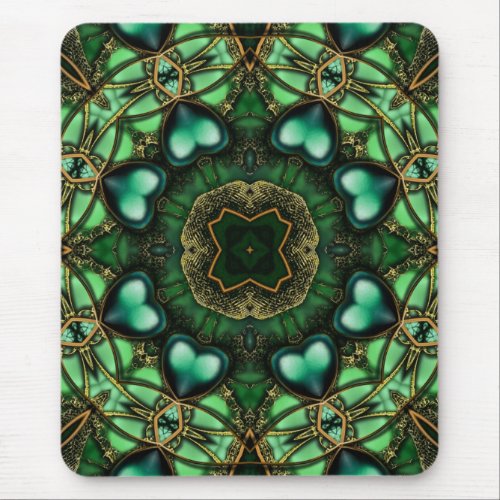 Love Mandala Fractalscopes Mousepad