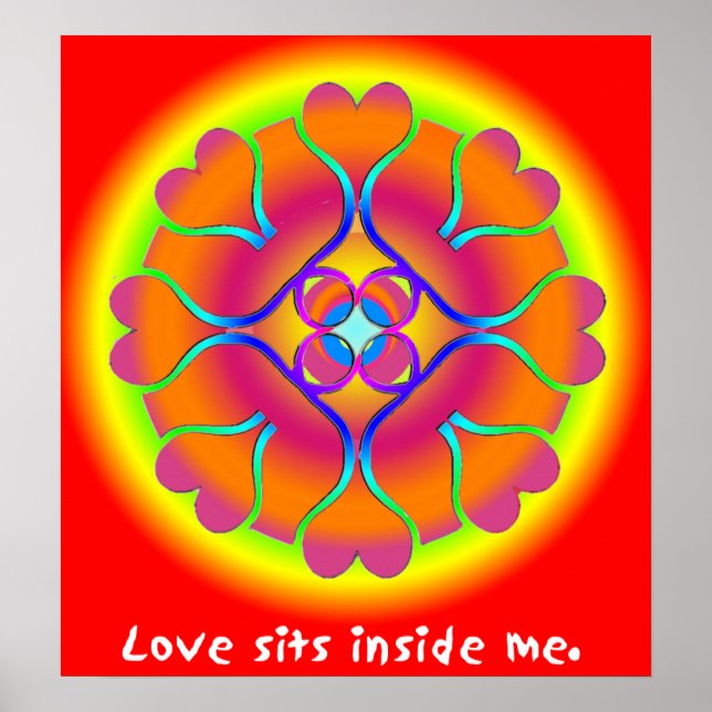 Love Mandala Poster (Front)