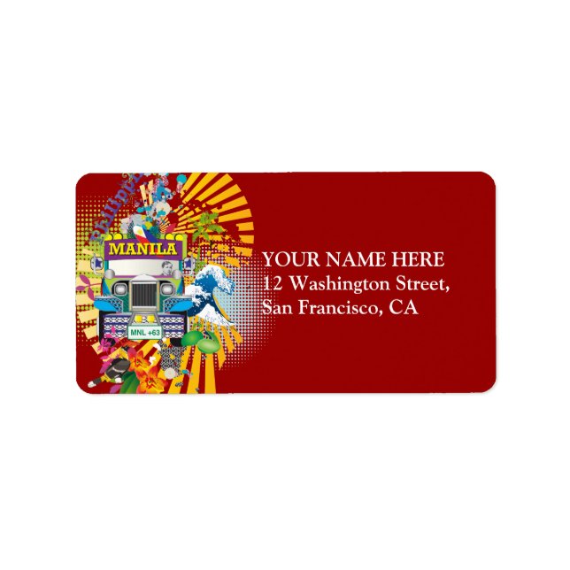 Love, Manila Label (Front)