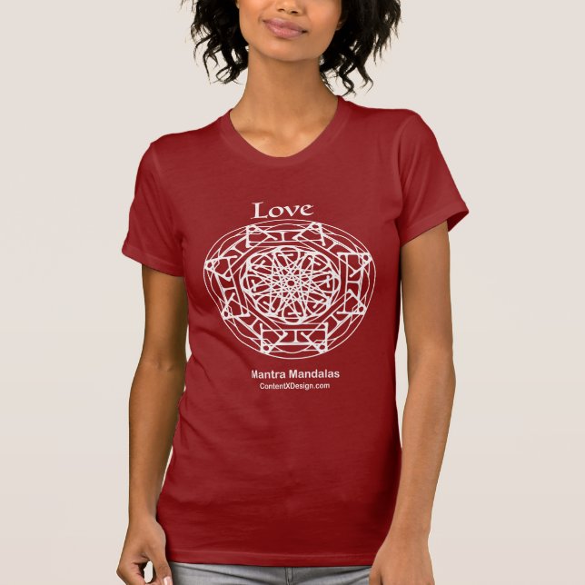 Love - Mantra Mandalas T-shirt (Front)