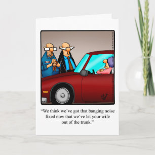 Love & Marriage Humor Blank Greeting Card