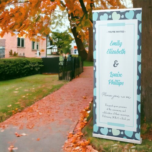 Love Marriage Retractable Banner