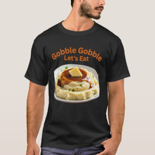 Love Mashed Potatoe Retro Thanksgiving Family Dinn T-Shirt
