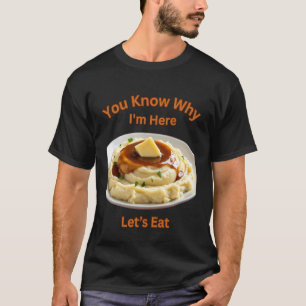 Love Mashed Potatoe Retro Thanksgiving Family Dinn T-Shirt