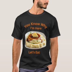 Love Mashed Potatoe Retro Thanksgiving Family Dinn T-Shirt