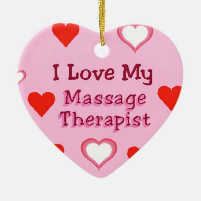 Love Massage Therapist Ornament (Front)