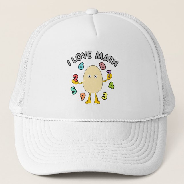 Love Math Trucker Hat (Front)