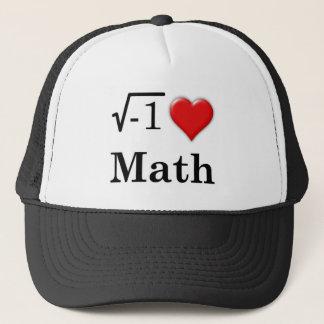 Love math trucker hat