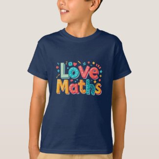 Love maths - fun typography