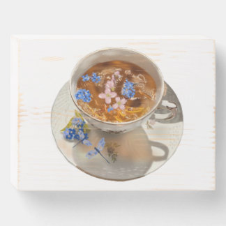 Love Me at Tea Time! Wooden Box Sign