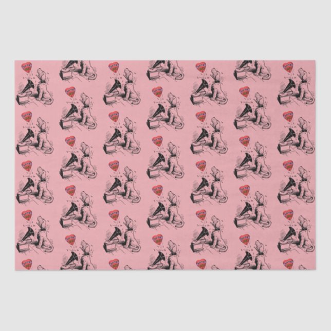 Love Me Heart (dog)     Tissue Paper (Front)