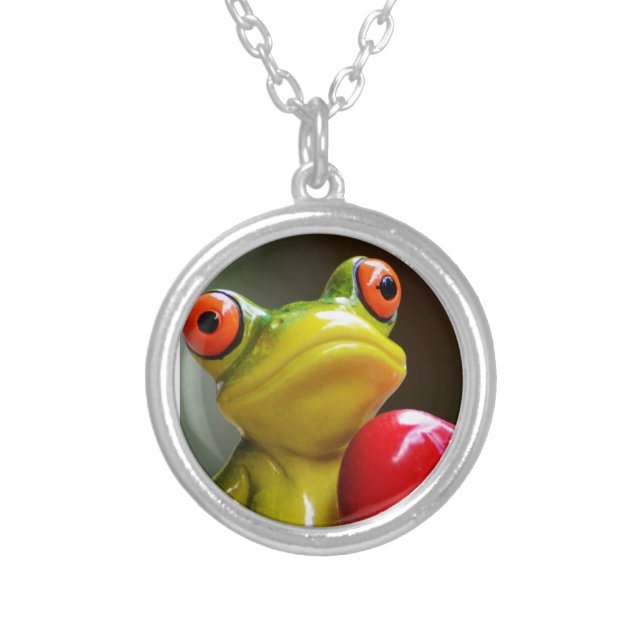 Love Me....I'm Lonley Silver Plated Necklace (Front)