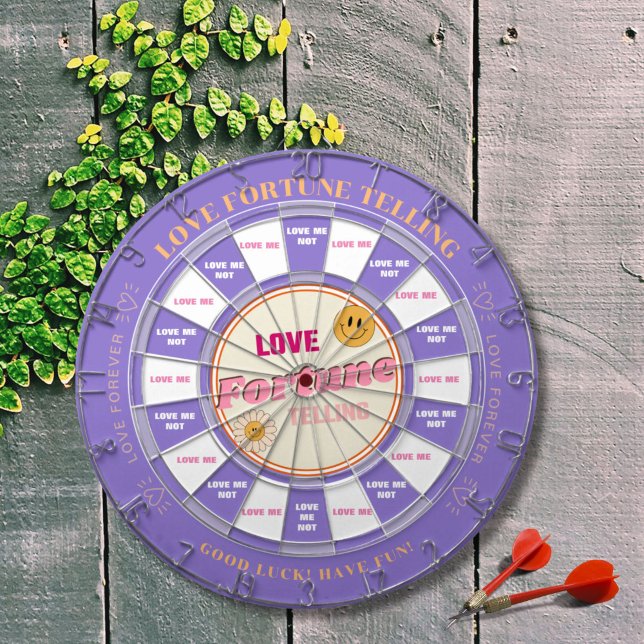 "Love Me, Love Me Not" Fortune Telling Dartboard (Love Fortune Telling Board is also a dartboard, it is multi-functional.)